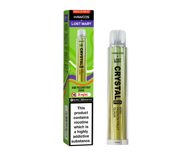 Crystal Pro 600 Kiwi Guava Passion Fruit Crystal Pro 600 Kiwi Guava Passion Fruit