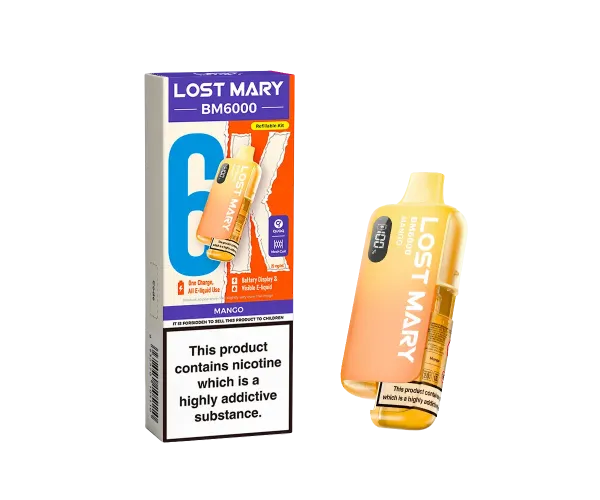 BM6000 Mango Prefilled Pod Kit BM6000 Mango Prefilled Pod Kit