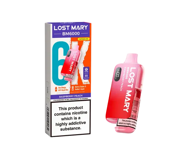 BM6000 Raspberry Peach Prefilled BM6000 Raspberry Peach Prefilled