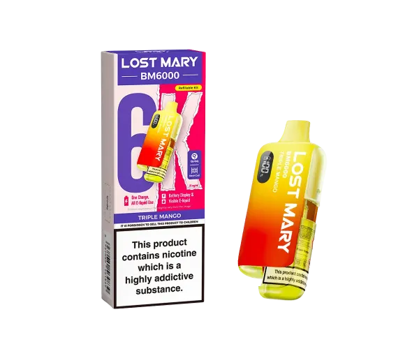 BM6000 Triple Mango Prefilled Pod Kit BM6000 Triple Mango Prefilled Pod Kit