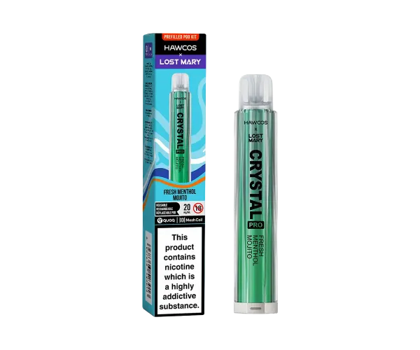 Crystal Pro 600 Fresh Menthol Mojito Crystal Pro 600 Fresh Menthol Mojito