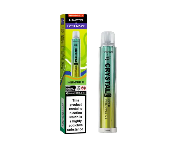 Crystal Pro 600 Sour Pineapple Ice Crystal Pro 600 Sour Pineapple Ice