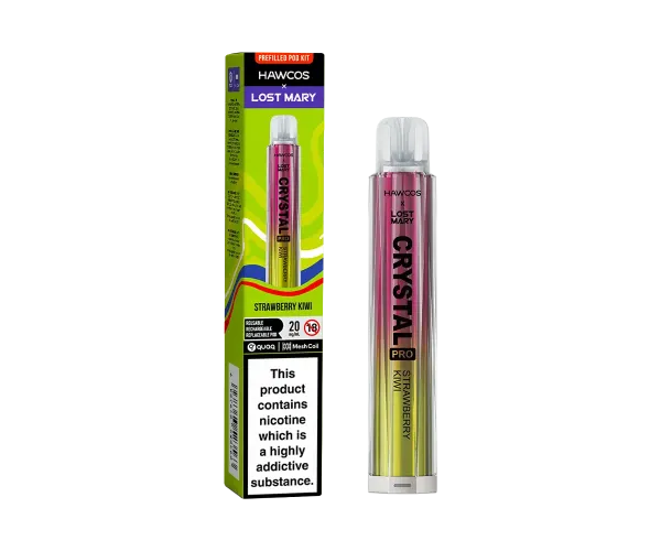 Crystal Pro 600 Strawberry Kiwi Crystal Pro 600 Strawberry Kiwi