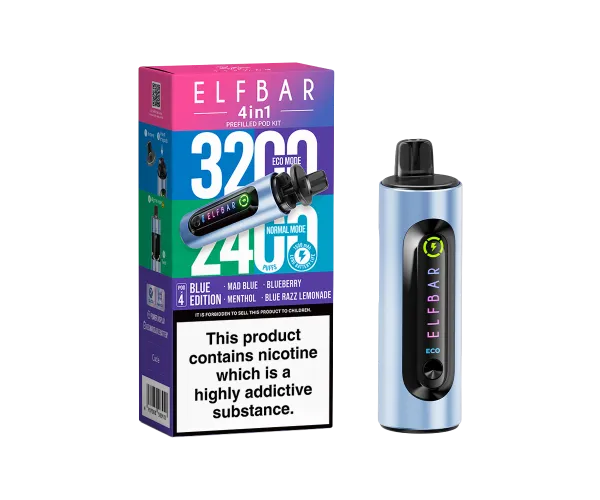 Blue EDITION ELFBAR 4IN1 Blue EDITION ELFBAR 4IN1