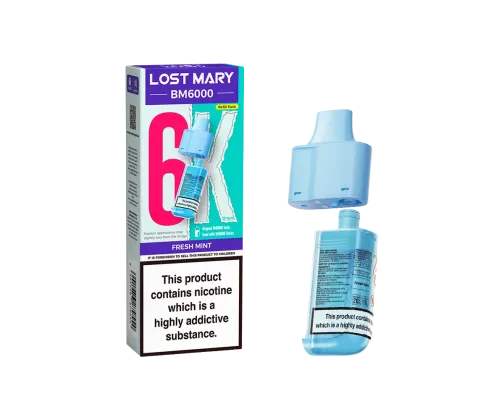 BM6000 Fresh Mint Prefilled Pods BM6000 Fresh Mint Prefilled Pods