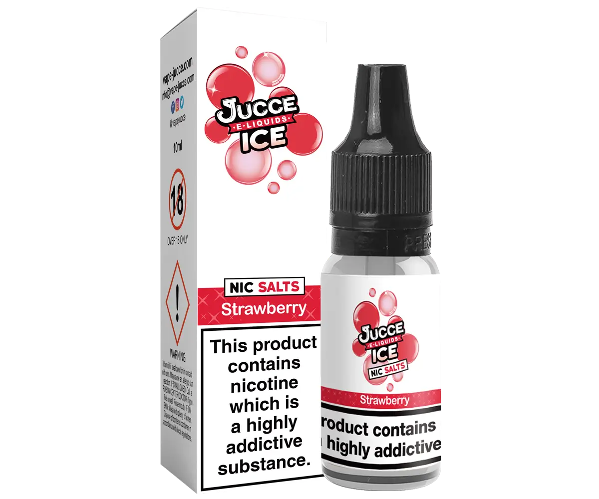 Strawberry Ice 10ml Vape Juice Strawberry Ice 10ml Vape Juice