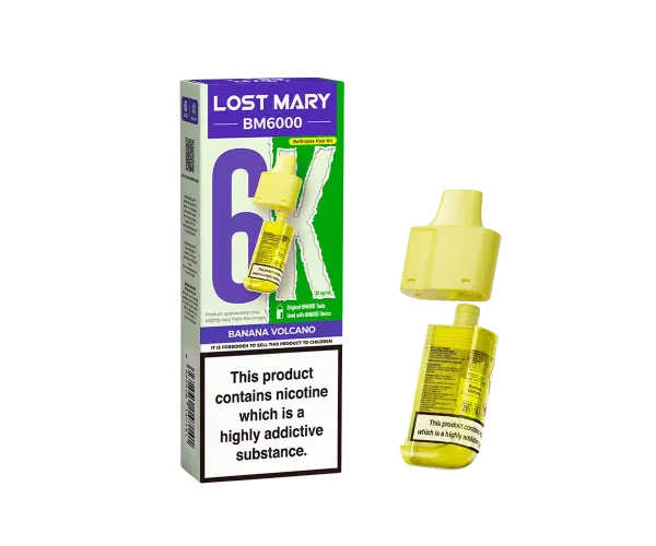 BM6000 Banana Volcano Prefilled Pods BM6000 Banana Volcano Prefilled Pods