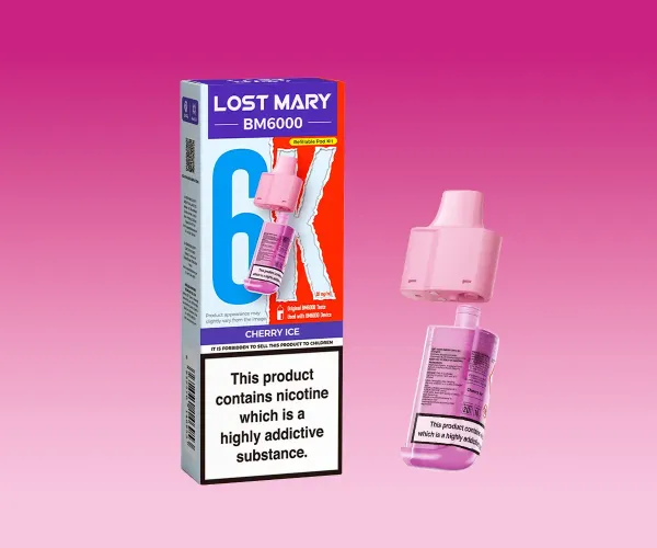BM6000 Cherry Ice Prefilled Pods BM6000 Cherry Ice Prefilled Pods
