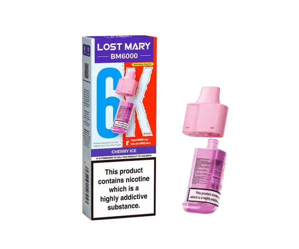 BM6000 Cherry Ice Prefilled Pods BM6000 Cherry Ice Prefilled Pods