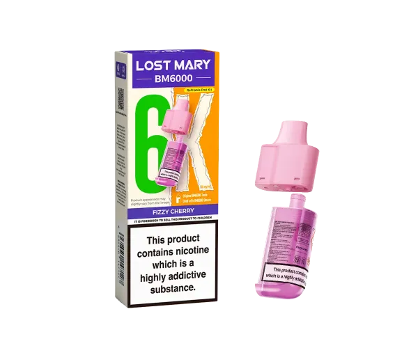 BM6000 Fizzy Cherry Prefilled Pods BM6000 Fizzy Cherry Prefilled Pods