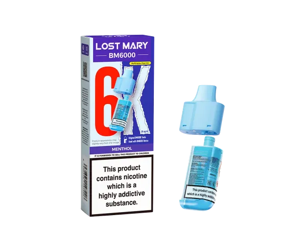 BM6000 Menthol Prefilled Pods BM6000 Menthol Prefilled Pods