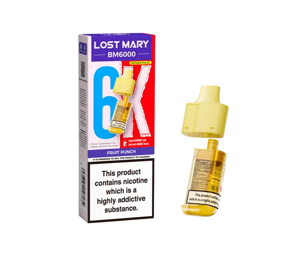 BM6000 Fruit Punch Prefilled Pods BM6000 Fruit Punch Prefilled Pods