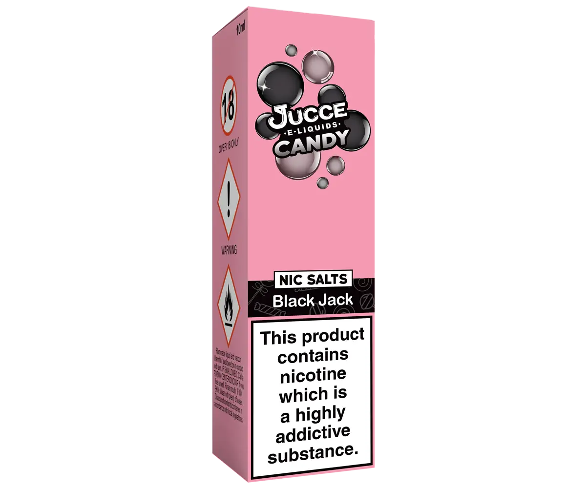 Black Jack Candy 10ml Vape Juice only packaging Black Jack Candy 10ml Vape Juice