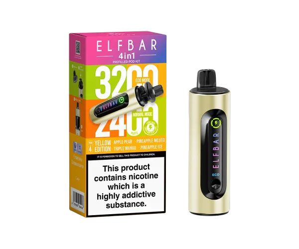 Yellow EDITION ELFBAR 4IN1 Yellow EDITION ELFBAR 4IN1