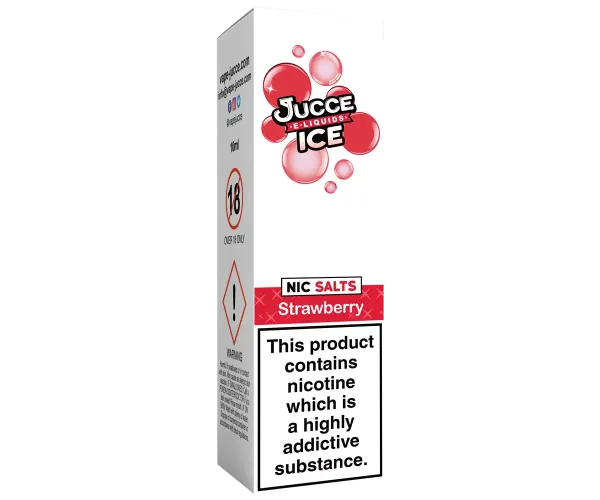 Strawberry Ice 10ml Vape Juice Strawberry Ice 10ml Vape Juice
