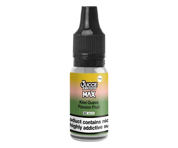 MAX Kiwi Guava Passion Fruit 10ml E-liquid MAX Kiwi Guava Passion Fruit 10ml E-liquid