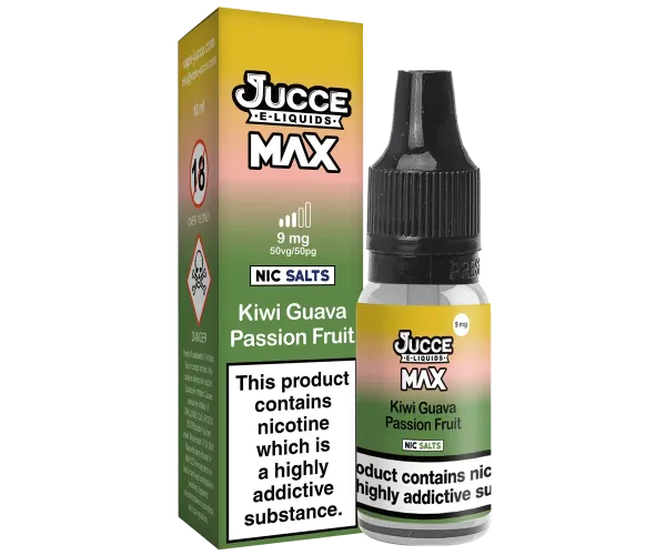 Kiwi Guava Passion Fruit1 MAX Kiwi Guava Passion Fruit 10ml E-liquid