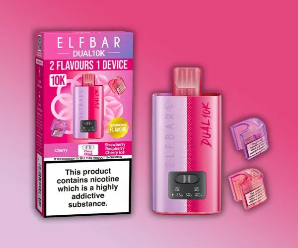 ELF BAR DUAL 10K CHERRY EDITION ELF BAR DUAL 10K CHERRY EDITION