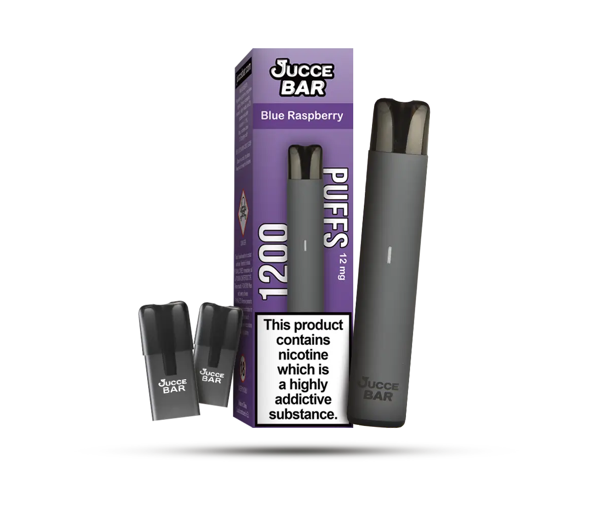 Blue-Raspberry Blue Raspberry 1200 Puff Kit