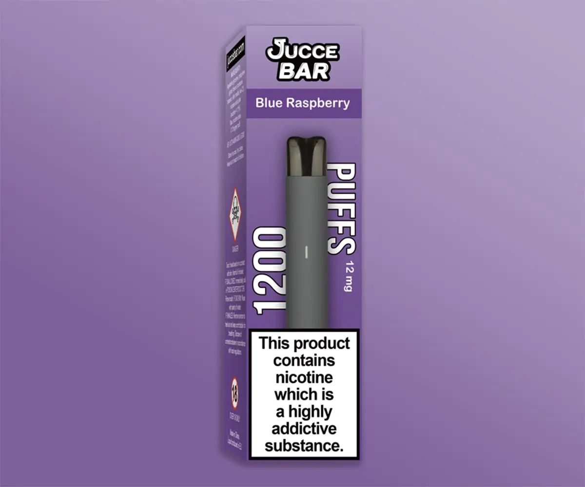 Blue-Raspberry Blue Raspberry 1200 Puff Kit