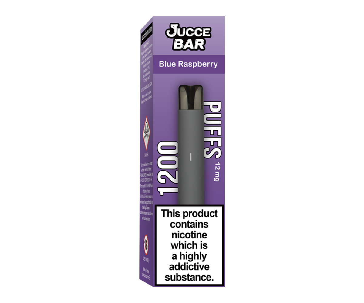 Blue-Raspberry Blue Raspberry 1200 Puff Kit