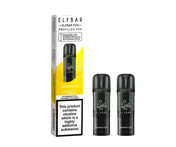Banana Ice Pod and Pack EB600 Banana Ice Prefilled Pods
