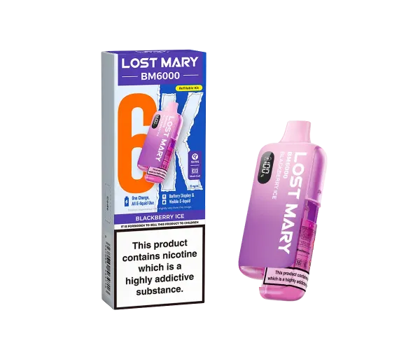 BM6000 Blackberry Ice Prefilled Pod Kit BM6000 Blackberry Ice Prefilled Pod Kit
