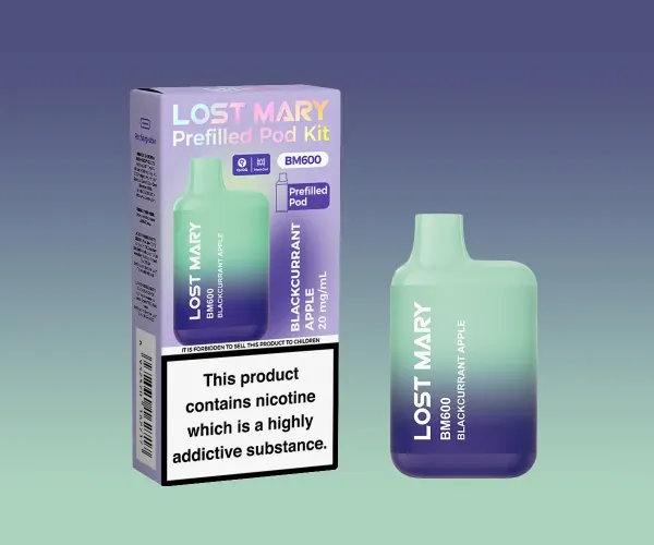 BM600 Blackcurrant Apple Prefilled Pod Kit BM600 Blackcurrant Apple Prefilled Pod Kit