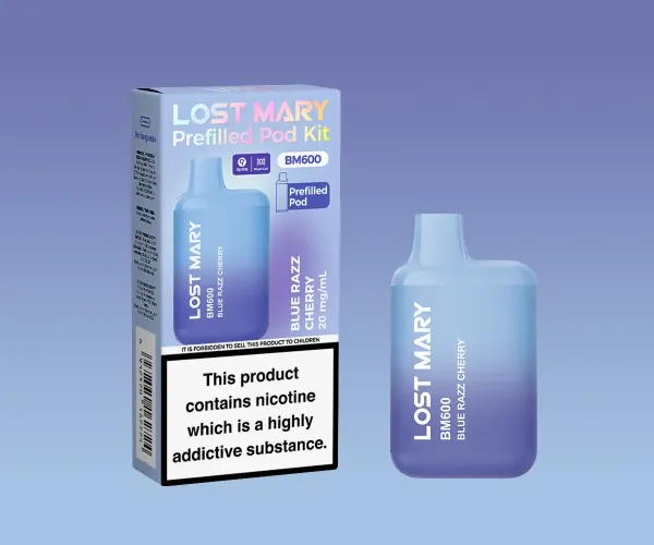 BM600 Blue Razz Cherry Prefilled Pod Kit BM600 Blue Razz Cherry Prefilled Pod Kit