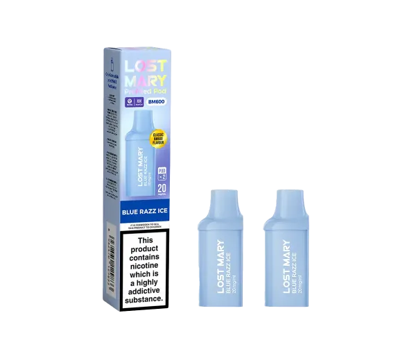 BM600 Blue Razz Ice Prefilled Pods BM600 Blue Razz Ice Prefilled Pods
