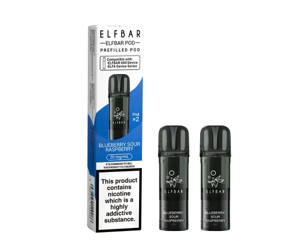 EB600 Blueberry Sour Raspberry Prefilled Pods EB600 Blueberry Sour Raspberry Prefilled Pods