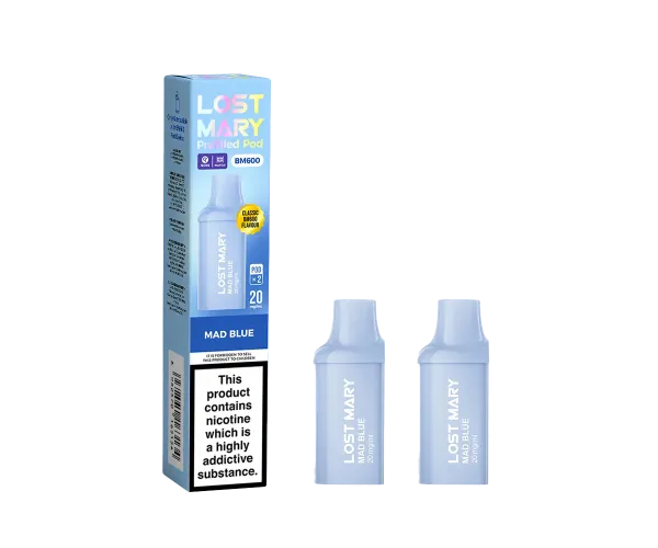BM600 Mad Blue Prefilled Pods BM600 Mad Blue Prefilled Pods