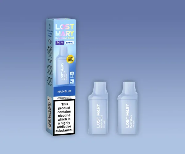BM600 Mad Blue Prefilled Pods BM600 Mad Blue Prefilled Pods