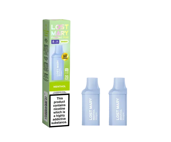 BM600 Menthol Prefilled Pods BM600 Menthol Prefilled Pods