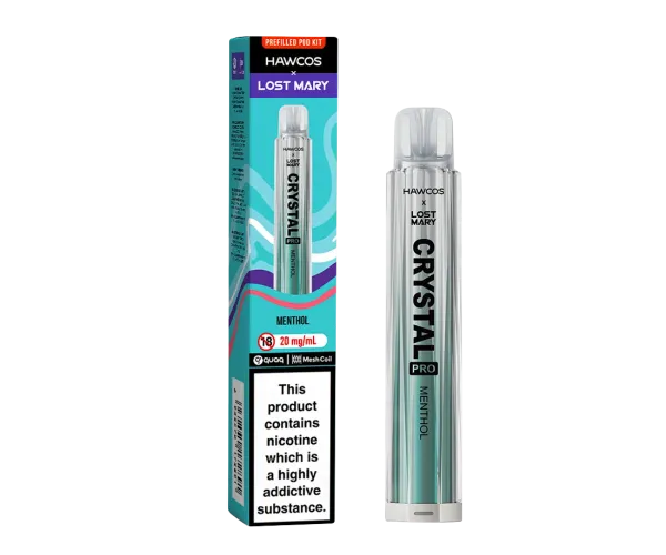 Menthol Device and Pack Crystal Pro 600 Menthol