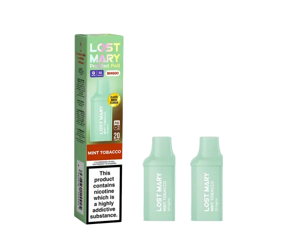 BM600 Mint Tobacco Prefilled Pods BM600 Mint Tobacco Prefilled Pods
