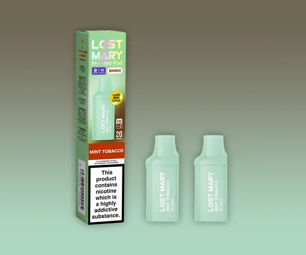 BM600 Mint Tobacco Prefilled Pods BM600 Mint Tobacco Prefilled Pods