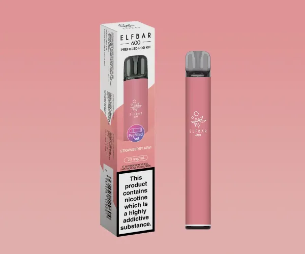 Strawberry Kiwi Device and Packaging EB600 Strawberry Kiwi Prefilled Pod Kit