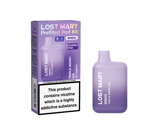 BM600 Triple Berry Ice Prefilled Pod Kit BM600 Triple Berry Ice Prefilled Pod Kit