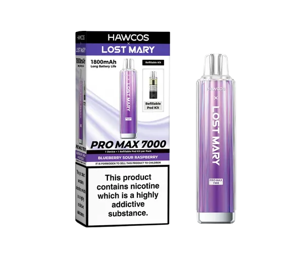 Blueberry Sour Raspberry LOST MARY X HAWCOS Blueberry Sour Raspberry LOST MARY X HAWCOS