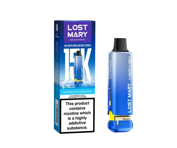 Lost Mary Nera15K Blueberry Sour Raspberry Pod Lost Mary Nera15K Blueberry Sour Raspberry Pod