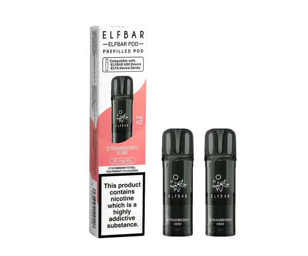 EB600 Strawberry Kiwi Prefilled Pods EB600 Strawberry Kiwi Prefilled Pods