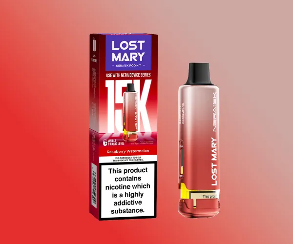 Lost Mary Nera15K Raspberry Watermelon Pod Lost Mary Nera15K Raspberry Watermelon Pod