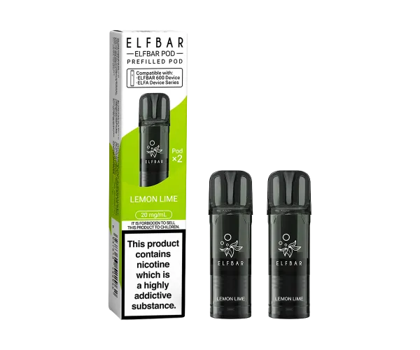 EB600 Lemon Lime Prefilled Pods EB600 Lemon Lime Prefilled Pods