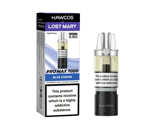 Blue Fusion Lost Mary X Hawcos PRO MAX 7000 PODs Blue Fusion Lost Mary X Hawcos PRO MAX 7000 PODs