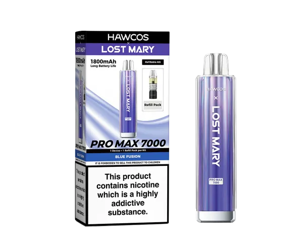 Blue Fusion LOST MARY X HAWCOS PRO MAX 7K Blue Fusion LOST MARY X HAWCOS PRO MAX 7K