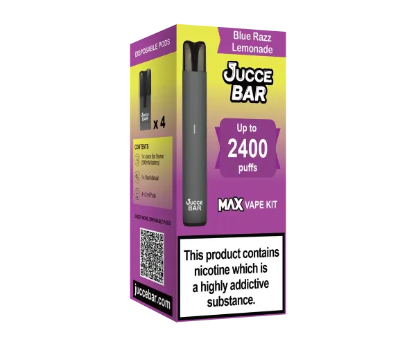 Blue Razz Lemonade Jucce Bar Blue Razz Lemonade MAX Vape Kit