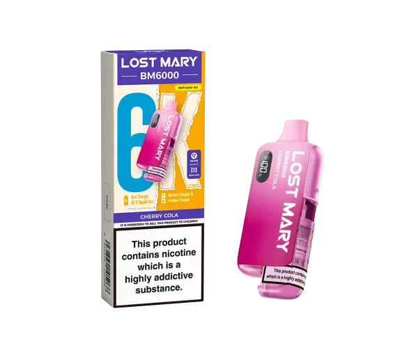 BM6000 Cherry Cola Prefilled Pod Kit BM6000 Cherry Cola Prefilled Pod Kit