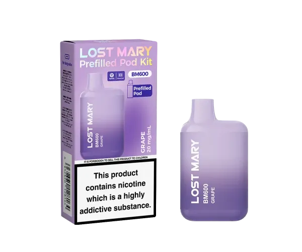 BM600 Grape Prefilled Pod Kit BM600 Grape Prefilled Pod Kit