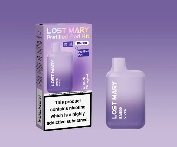 BM600 Grape Prefilled Pod Kit BM600 Grape Prefilled Pod Kit